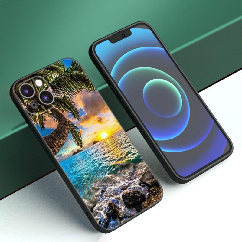 Чехол для телефона «Летний пляж, закат, море» для iPhone Samsung Galaxy Redmi Xiaomi Oppo OnePlus Note SA 7 8 9 10 11 12 13 14 20 21 22 23 53 54 Pro Max Ultra
