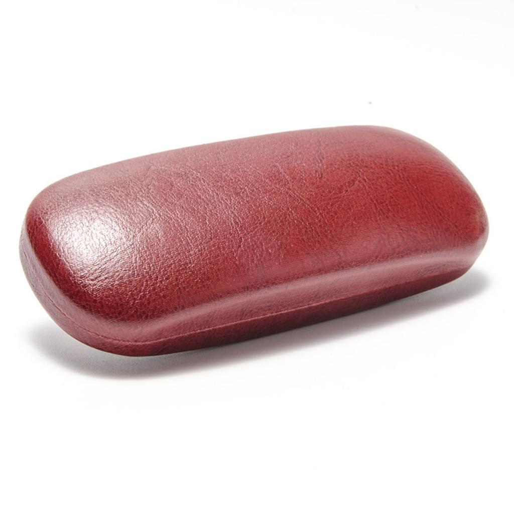 Glasses Case PVC PU Leather Hard Shell for Work Leisure Daily Use Classroom Office Glasses Holder