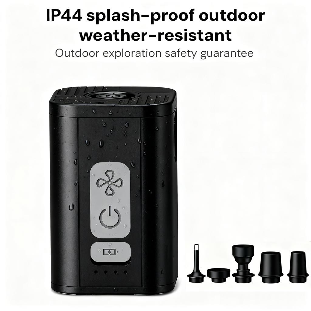 Rechargeable Air Pump for Inflatables, Cordless Electric Pump for Air Mattress Pool Floats, Mini Vacuum Pump for Storage Bags