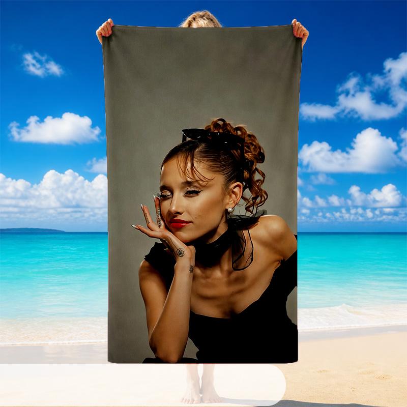 Ariana Grande Beach Towel, Soft Large Absorbent Towel For Beach Swimming Pool Travel Vacation