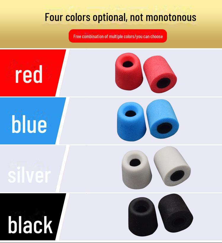 T400 Медленно отскакивающие вкладыши с эффектом памяти для наушников-вкладышей