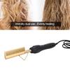 Multi Functional Electric Heating Hair Straightener Comb Hair Curler Curling Iron