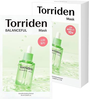 Balanceful Cica Mask Pack 10 шт., корейская косметика, Kbeauty, пробник