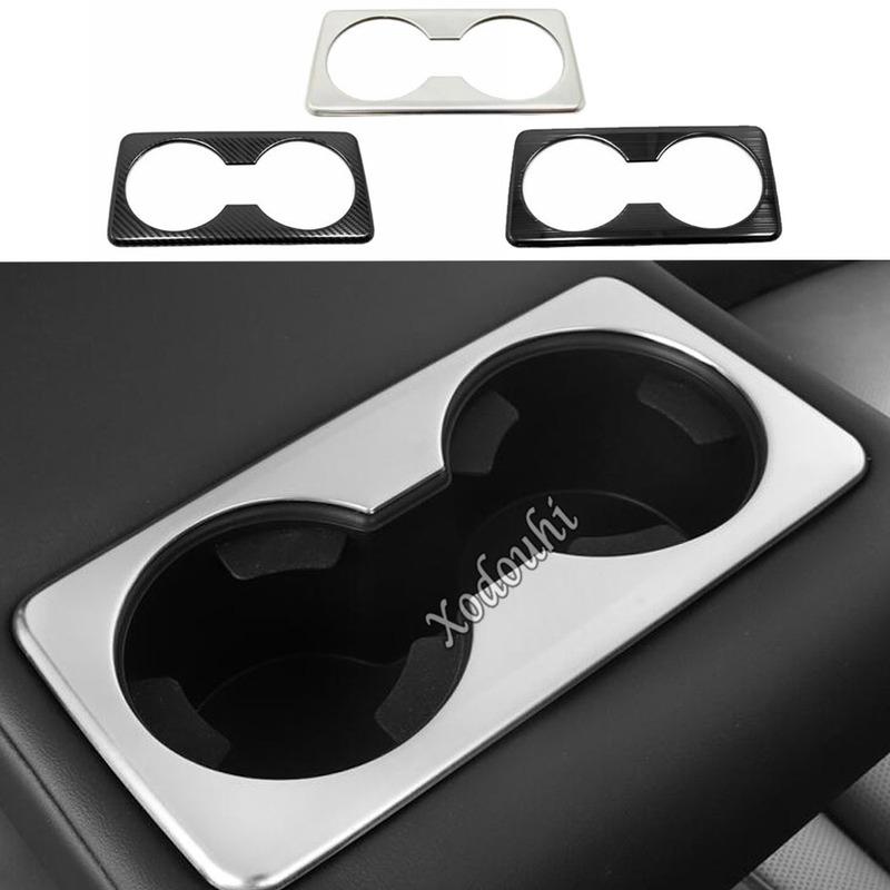 For Mazda 3 Mazda3 Axela M3 Car Cover Trim Stainless Steel Center Console Cup Holder Gear Box Armrest Frame