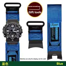 Для Casio G-SHOCK mudmaster GWG-1000/GB серии спортивный альпинизм нейлоновый холщовый ремешок для часов мужской аксессуар браслет