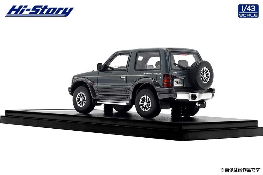 Hi Story Mitsubishi Pajero METALTOP WIDE Baikal Black Finished Product 1/43 XR-II (1991) Gray/Mallorca