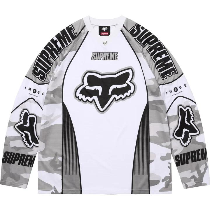 Supreme Джерси Fox Racing DMX Белый