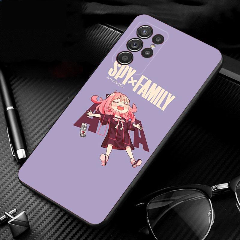 Spy X Family Anya Forger Phone Case for Samsung S25 S24 S23 S22 S21 S20 Ultra S20 S22 S21 S20 FE S24 Plus