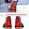 Fits Toyota Prado 2010-2020 LED Smoked Black Taillight Assembly
