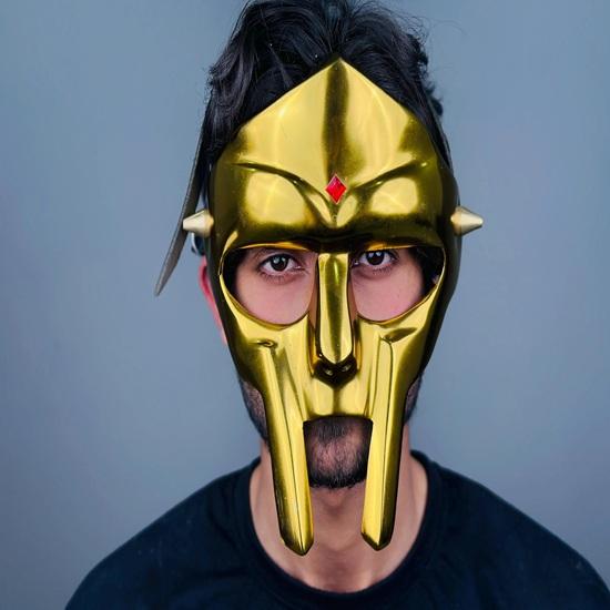 Маска MF Doom Рэпер Косплей Аксессуар Маска Трибьют MF Doom Маска Гладиатора Маска для Вечеринки Подарок Рождество, Вечеринка, Хэллоуин, Свадебный Подарок