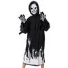 Luminous Grim Reaper Vampire Costume with Scythe - Halloween Dress-Up, European and American Style