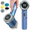 5 In 1 Wireless Power Scrubber Handheld Electric Spin Scrubber USB Charging with 5 Replaceable Brush Heads for Kitchen Bathroom