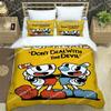 Cuphead Cartoon Printed Bedding Sets Exquisite Bed Supplies Duvet Cover Set Comforter Luxury Fashion Polyester Quilt Cover