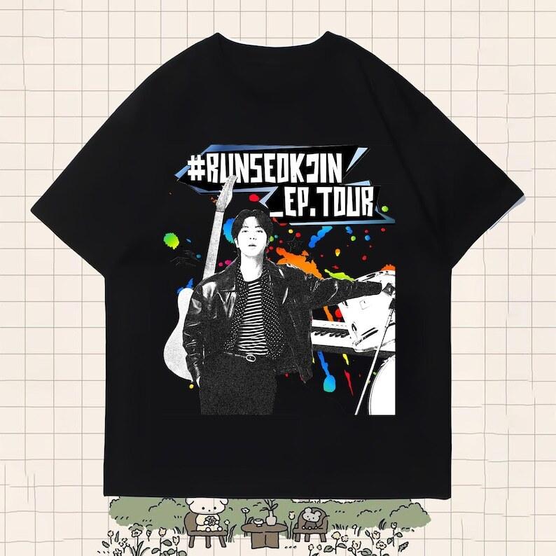 Run Seokjin Ep Tour Shirt Jin Echo Mini Album Shirt Kim Seokjin Shirt
