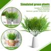 10pcs Artificial Ferns For Outdoor, Imitation Plants For Indoor, Green Plant Stems And Leaves, Shrub Branches, Fake Ferns Plastic