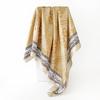 Wholesale new bag head scarf 91cm silk scarf wholesale simple and elegant printing silk scarf women's satin square scarf