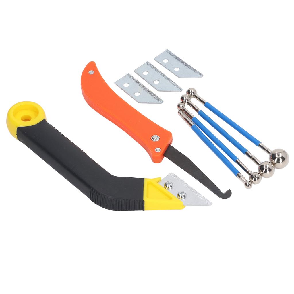 Набор инструментов для заделки швов Угловая пила для затирки Двусторонний шариковый инструмент для плитки для очистки и заполнения швов плитки