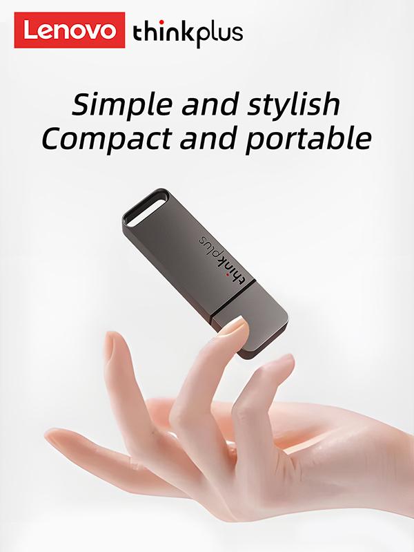 Высокоскоростной флэш-накопитель, водонепроницаемый USB-накопитель, USB-флеш-накопитель 3.1 Lenovo thinkplus 32 ГБ/64 ГБ/128 ГБ/256 ГБ, Pen Drive TU100