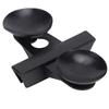 40PCS PVC Aquarium Fish Tank Suction Cup Separating Board Divider Support ClipBlack