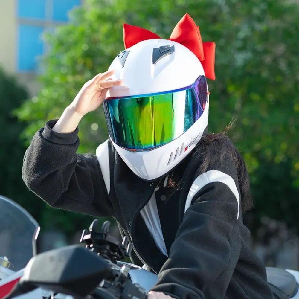 Vehicle Decoration Helmet Butterfly Knot Universal Electric Bicycle Bowknot Women