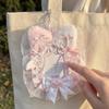 Plush Lace Photocard Holder Lolita Anime Kpop Idol Display Card Protector for Collectors Photo Safe Storage