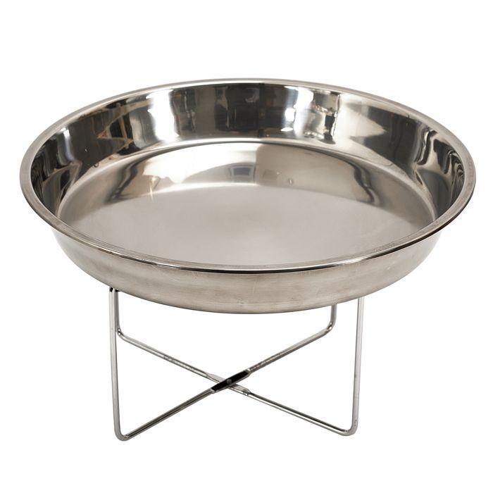 Serving Platter - HOME DECO FACTRY - Stainless Steel - 22 Accessories - Grey Color - Seafood Utensils