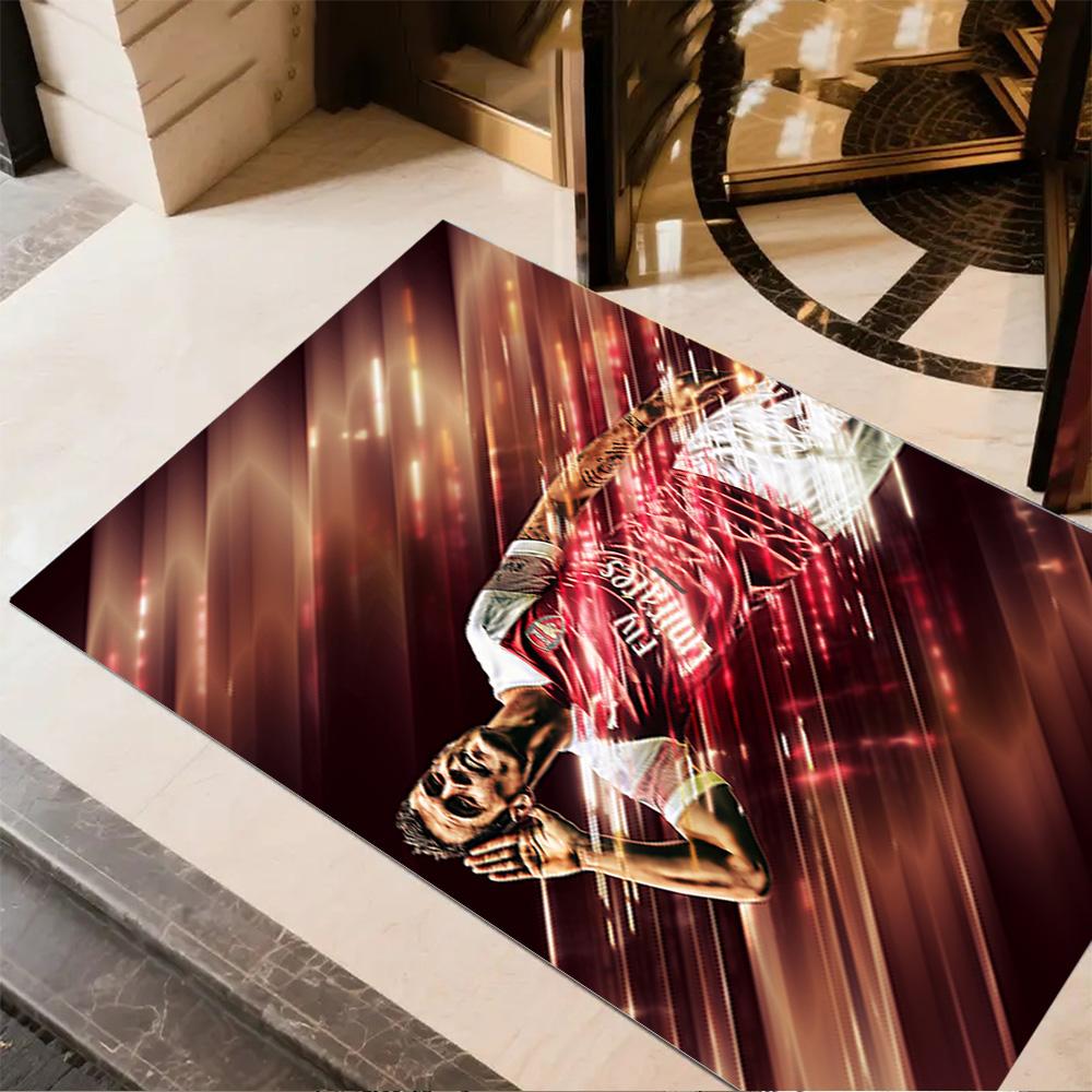 Victory Celebration Moment Floor Rug Office Rug Suitable for Entryway Living Rooms Dormitory Hallway Anti-slip Rug Anime Office Decor