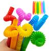 Colorful Pop Tube Stress Relief Toy for Kids - DIY Stretch and Bend Telescopic Bellows
