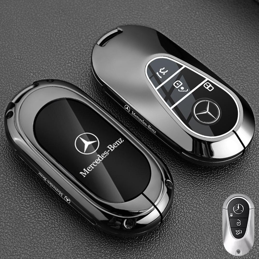 Car key Rings For Mercedes Benz AMG A B C E S Class GLC CLA CLE S450 W222 W176 W204 W205 W177 X167 Car Remote Key Case Cover FE1