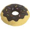 Jouet Pour Chien - GLORIA - Peluche En Forme De Beignet - 14 Cm - Chocolat - Son Clair
