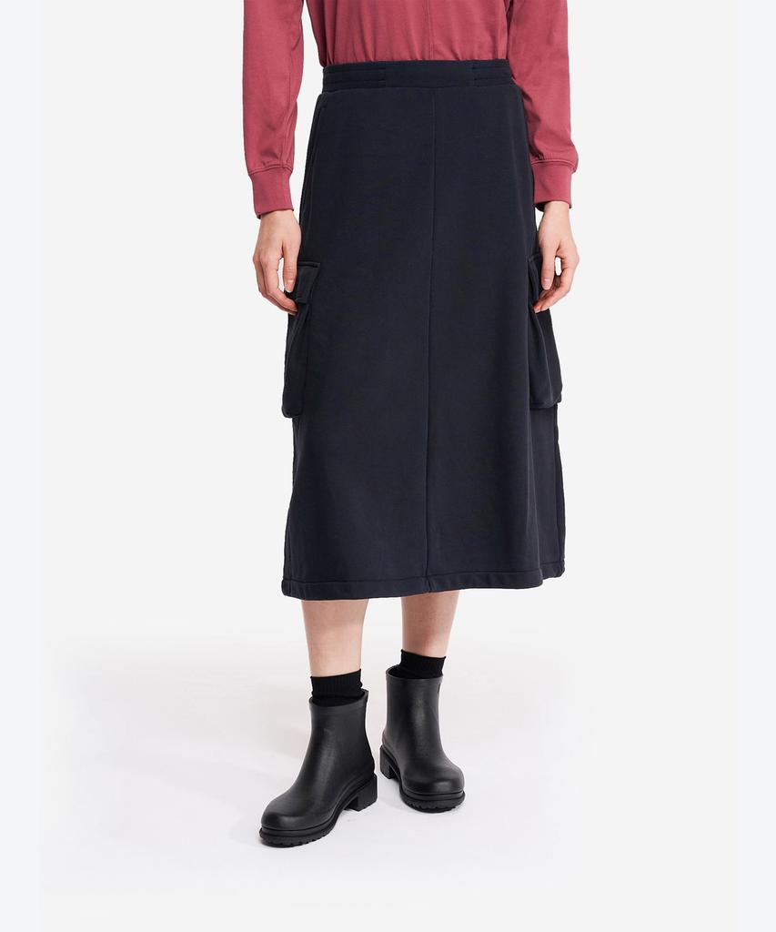 Aigle Women'S French Terry Casual Skirt Aaw25Wbot011Noi