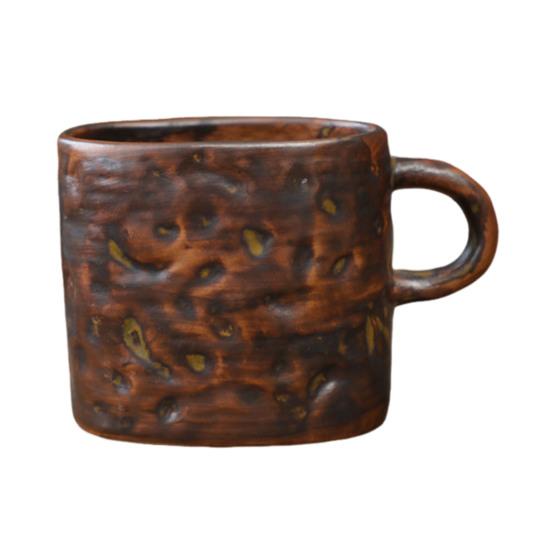 Кружка керамическая Yousheng 350 мл для чая и кофе, винтажная офисная кружка с спиральной пеньковой веревкой, чашка для воды, украшение для дома, подарок ручной работы