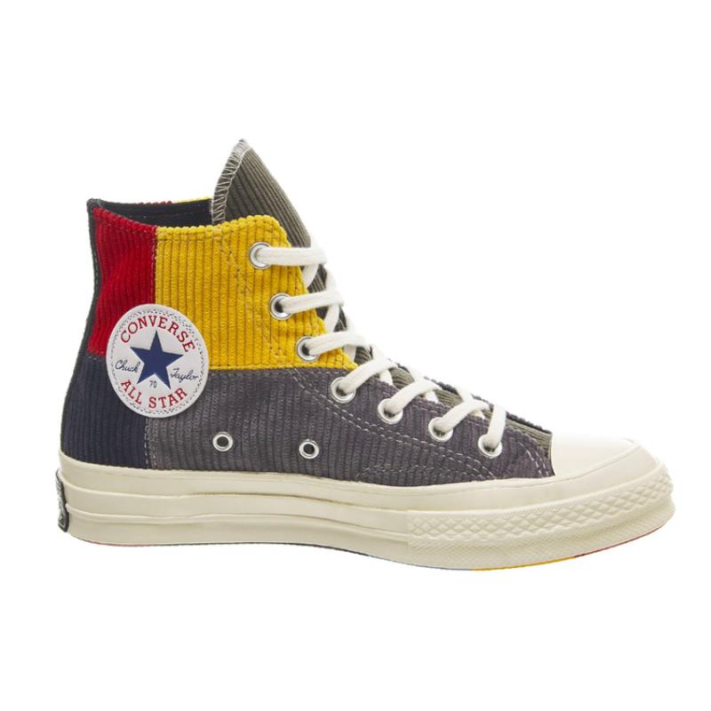 Converse X Offspring 1970-е Chuck 70 Противоскользящие Амортизирующие Износостойкие Высокие Кеды для Скейтборда Унисекс Коричневый Желтый