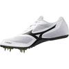 Track and Field Shoes Club Lightweight Short Distance Track and Field Spikes Under 800m Track Entry Beginner Cm 2E X-Sprint White/Black 24.5