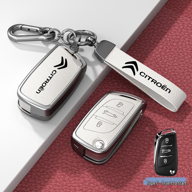 Чехол и пряжка для автомобильного ключа для моделей Citroen C3XR, C4L, Tianyi, C5, C4 Sega, Elysee, C6