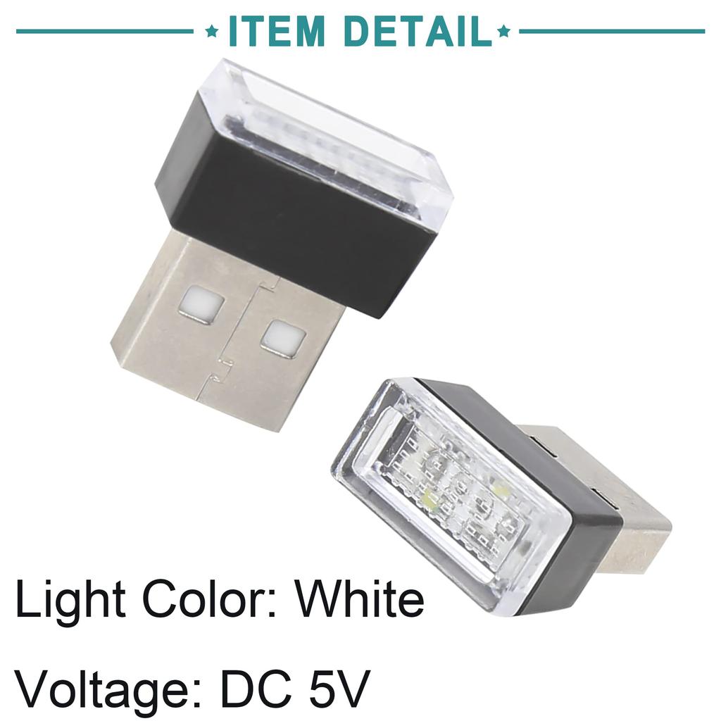 ACROPIX USB светодиодная лампа Универсальная неоновая атмосфера Окружающее освещение Салон Гибкая USB светодиодная лампа Набор из 2 штук