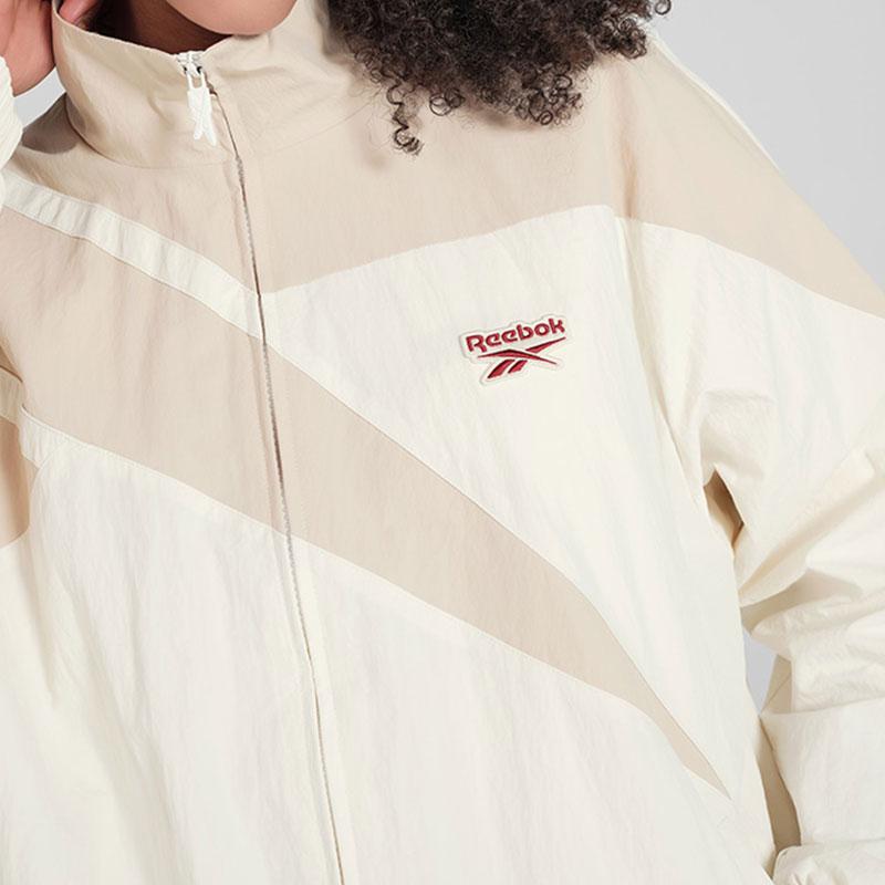Reebok Спортивная куртка-стойка в стиле ретро с цветными блоками, на молнии, унисекс, куртки Off-White 24SRC103UGW1