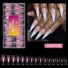150 Pcs Dual Forms For Poly Nail Gel Soft Nail Forms Molds Acrylic Full Cover False Nail Tips Manicure Extension