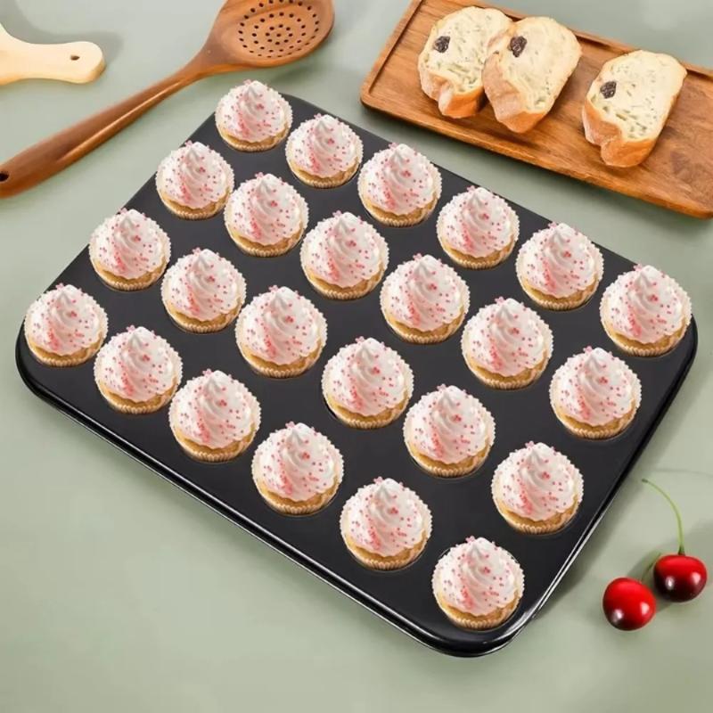 Профессиональные мини-формы для выпечки кексов, 12 ячеек, для DIY, антипригарные, для кухонных вечеринок, домашней выпечки