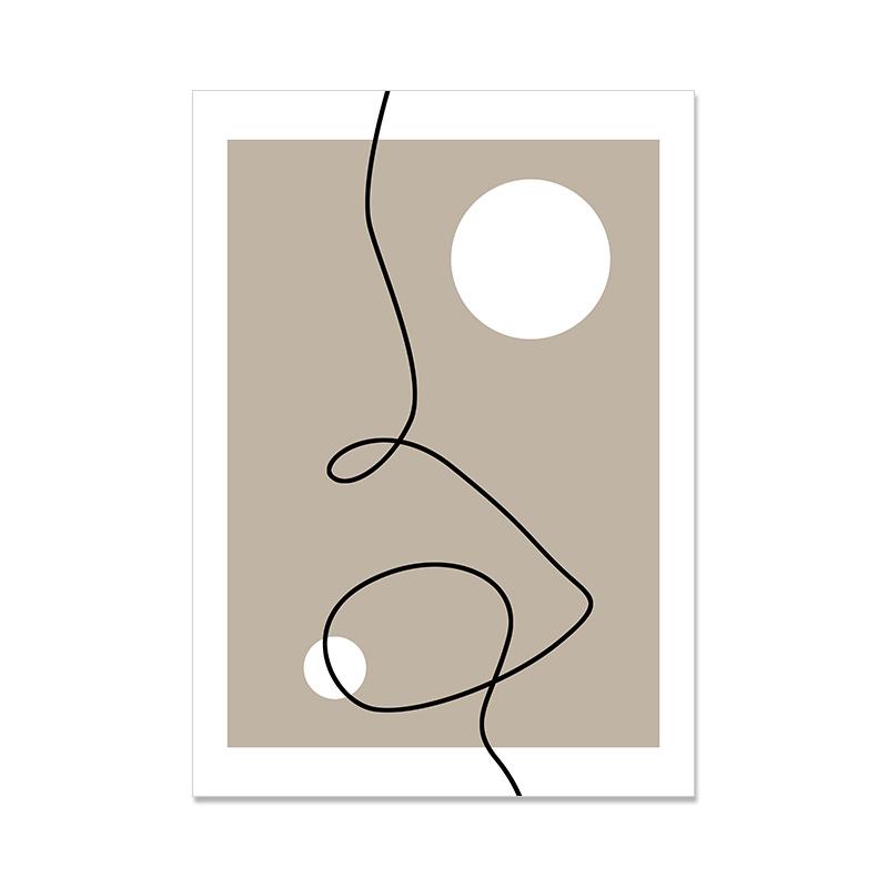 Богемия Абстракция Радуга Линия Минималистичные Плакаты Печать Холст Картина Настенные Картины Спальня Гостиная Домашний Декор