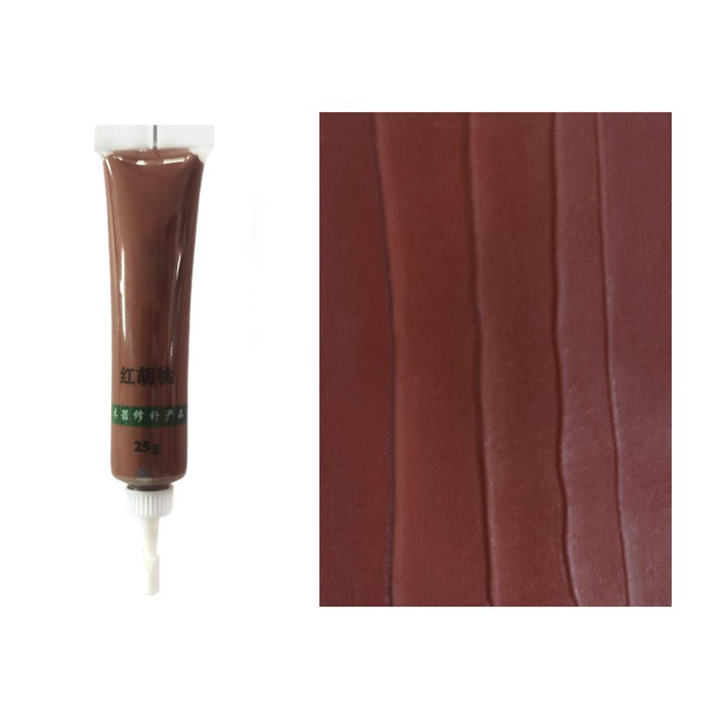 Паста для восстановления деревянной мебели, деревянный пол, стол, дверь, шкаф, средство для быстрого удаления царапин, краска для ремонта, 27 цветов, воск для мебели, 25 г