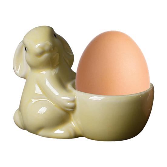 Керамическая подставка для яиц в виде кролика, декор для стола для завтрака, подставка для яиц в виде кролика для яиц всмятку, украшение для дома на Пасху
