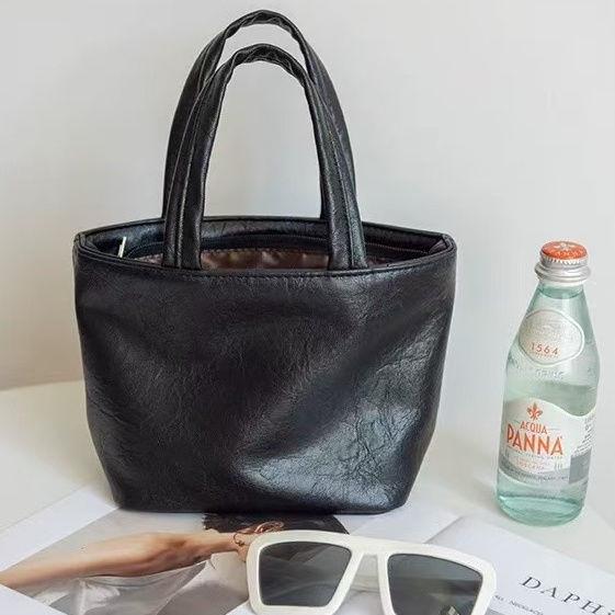 Новая женская маленькая кожаная сумочка - Модная однотонная мини-косметичка