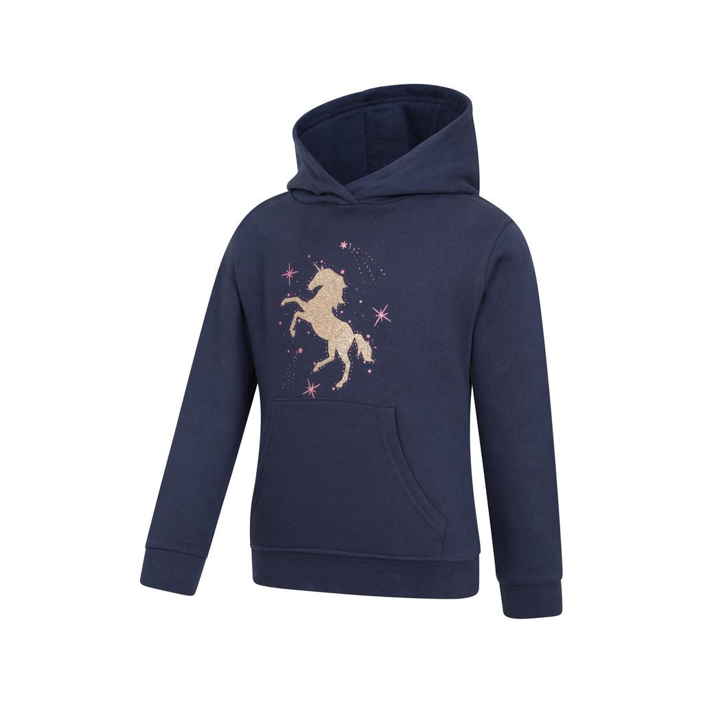 Mountain Warehouse Childrens/Kids Unicorn Organic Hoodie
