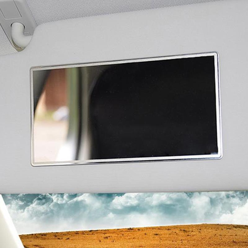 Солнцезащитный козырек, зеркала из нержавеющей стали для макияжа, портативное внутреннее зеркало автомобиля