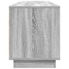 TV Stand with LED Lights Grey Sonoma 193.5x41x50 cm
