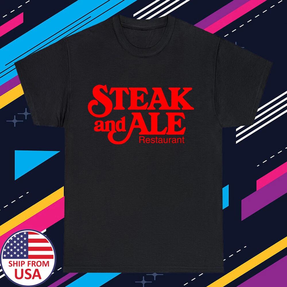 STEAK AND ALE Restaurant Men's Black Size S-5XL