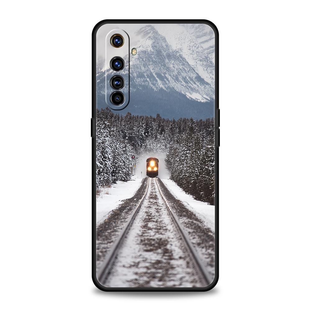 Чехол для телефона 'Пейзаж в дороге' для Realme 16 15T 14 13 12 11 10 4G 9 8 5G Pro Plus C21 C25 C35 GT5 GT3 GT2 Neo 2 3 3T 5