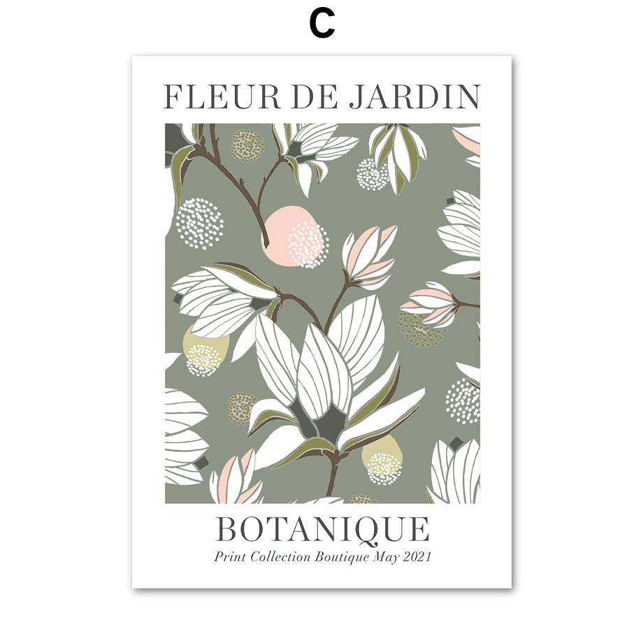 Цветочный фруктовый рынок, абстрактный скандинавский винтажный постер, современные настенные художественные принты, картины на холсте, украшения, фотографии для гостиной