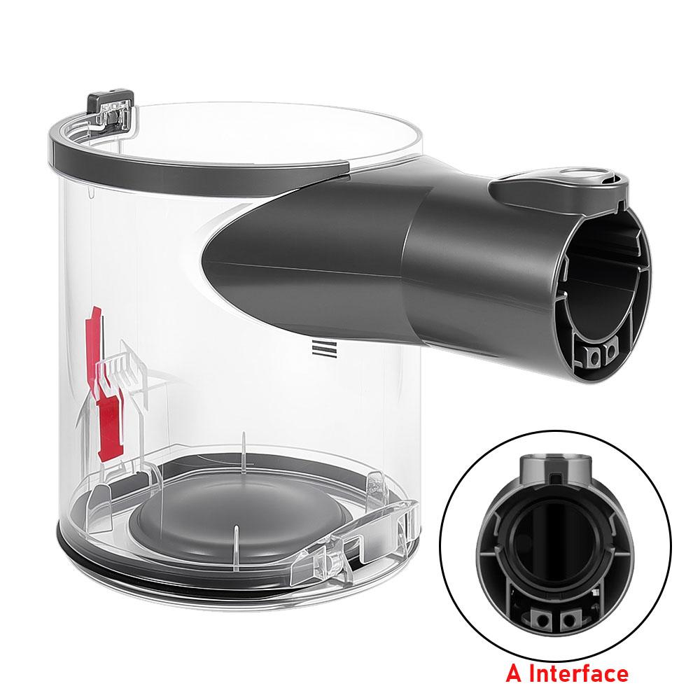 Dust Bin HEPA Filter Accessories For Dyson V6 DC58 DC59 DC62 DC74 Vacuum Part Dust Cup with A Interface Filter Replacement